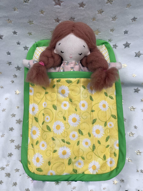 Handmade Baby Doll with Sleeping Bag