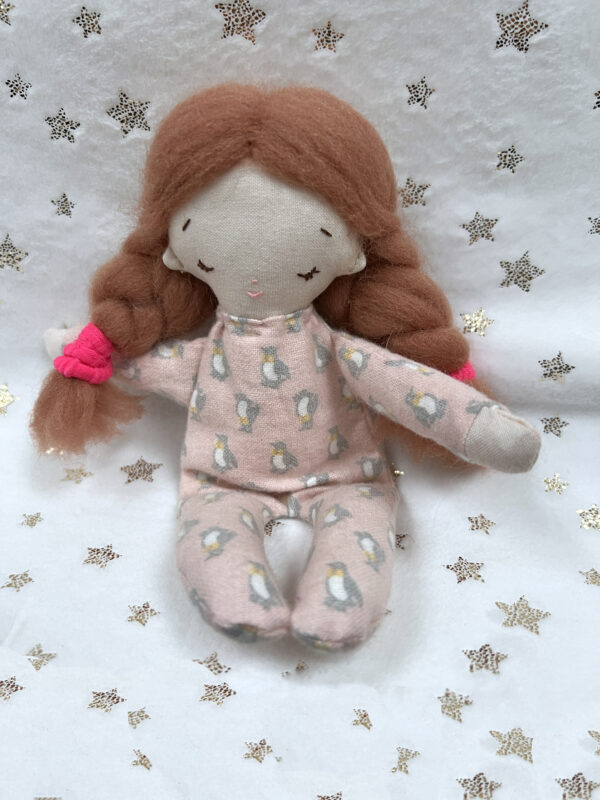 Handmade Baby Doll with Sleeping Bag - Image 5