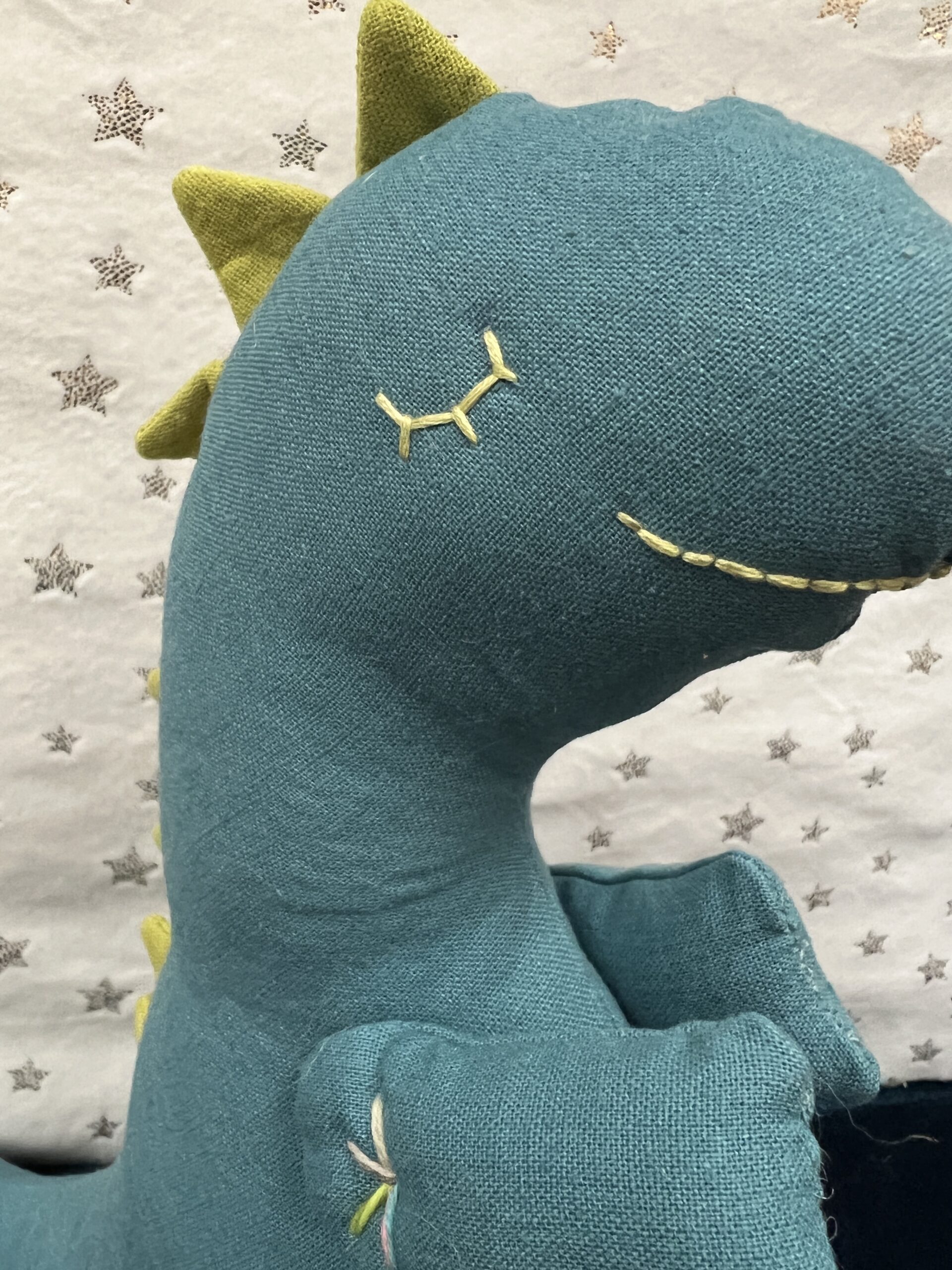 OOAK Handmade Doll - Dinosaur - Image 2