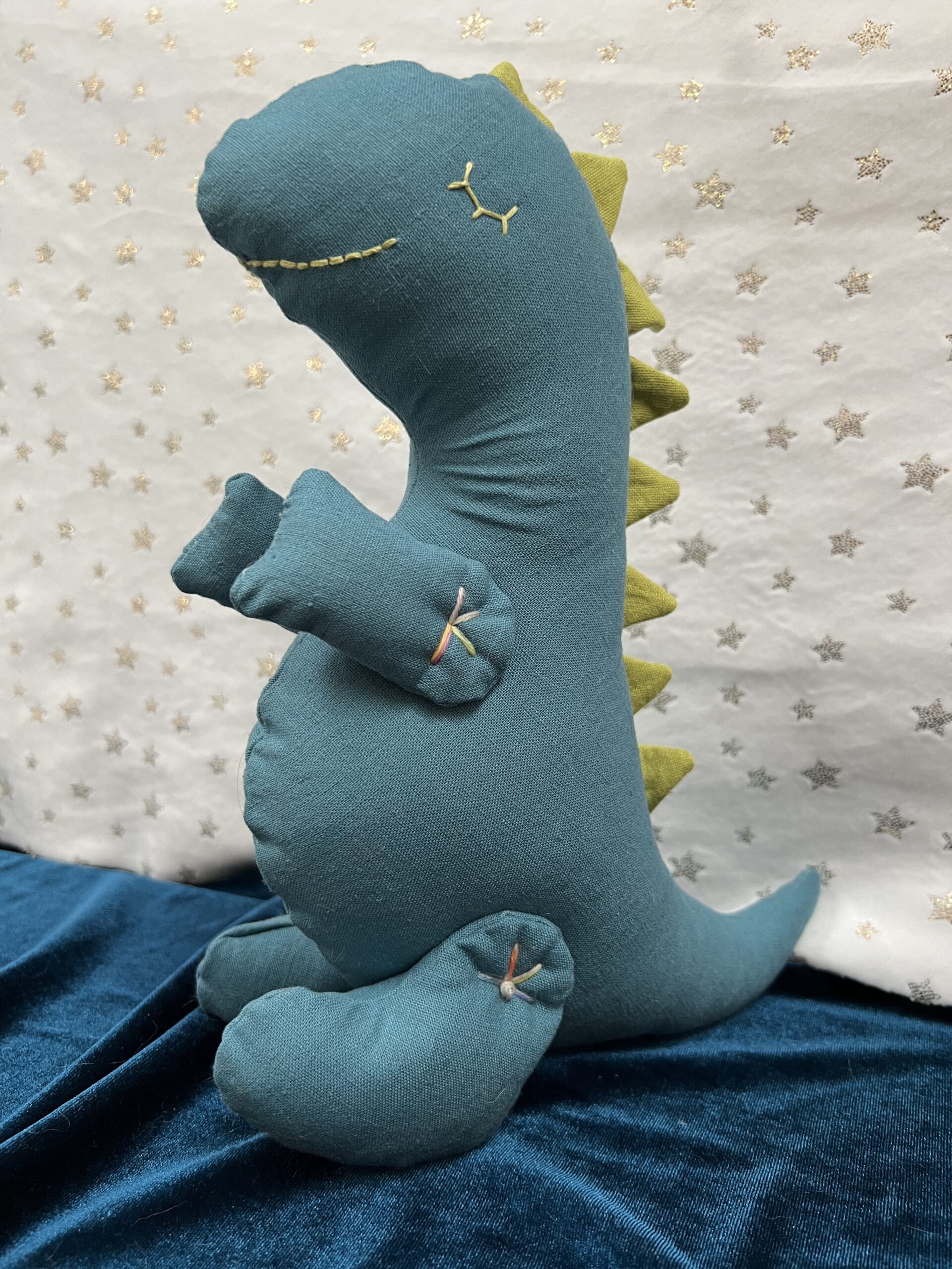 OOAK Handmade Doll - Dinosaur - Image 3