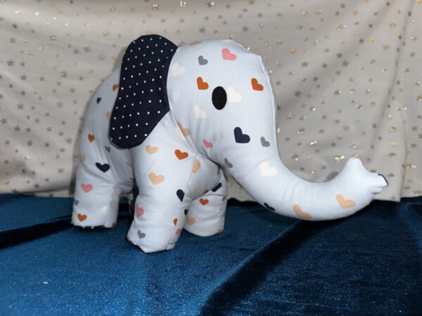 Stuffed Animal Elephant Lt Blue