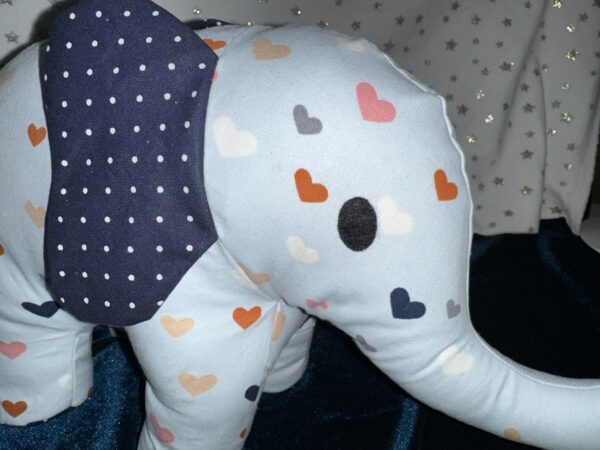 Stuffed Animal Elephant Lt Blue - Image 2