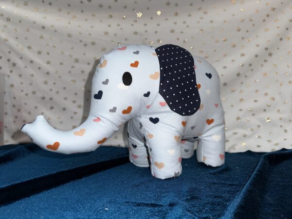 Stuffed Animal Elephant Lt Blue - Image 3