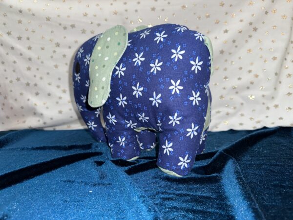 Stuffed Animal Elephant Blue - Image 4