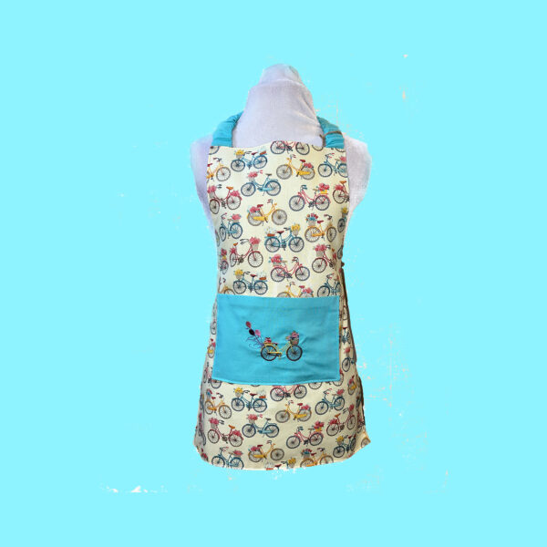 Childs Cooking/Craft Retro Bike Apron Age 6-8