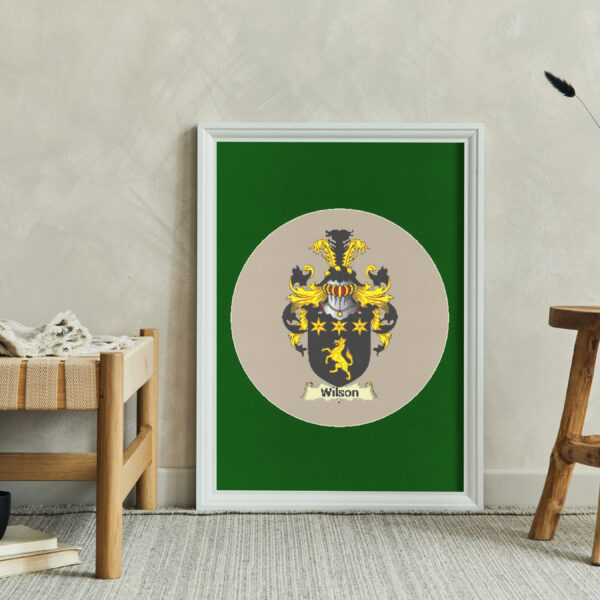 Wilson Family Coat of Arms Cross Stitch Pattern - Image 2