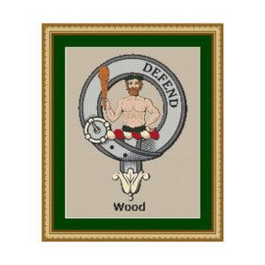 Wood Clan Crest Cross Stitch
