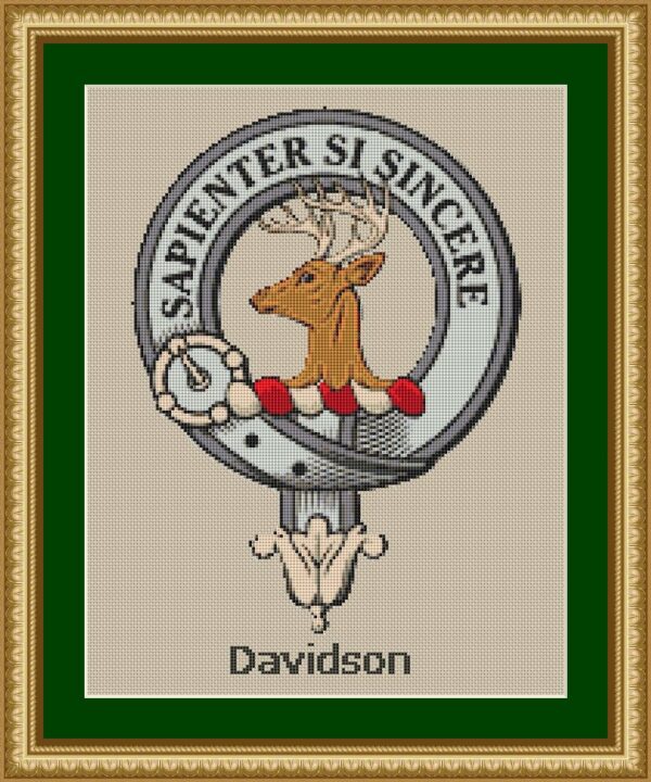 Davidson Scottish Clan Cross Stitch Pattern - Download - Image 4