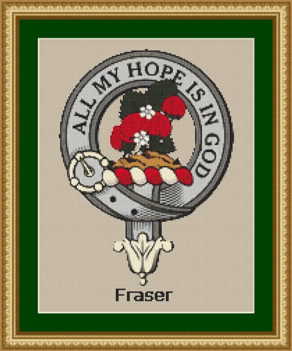 Fraser Scottish Clan Cross Stitch Pattern - Download - Image 3