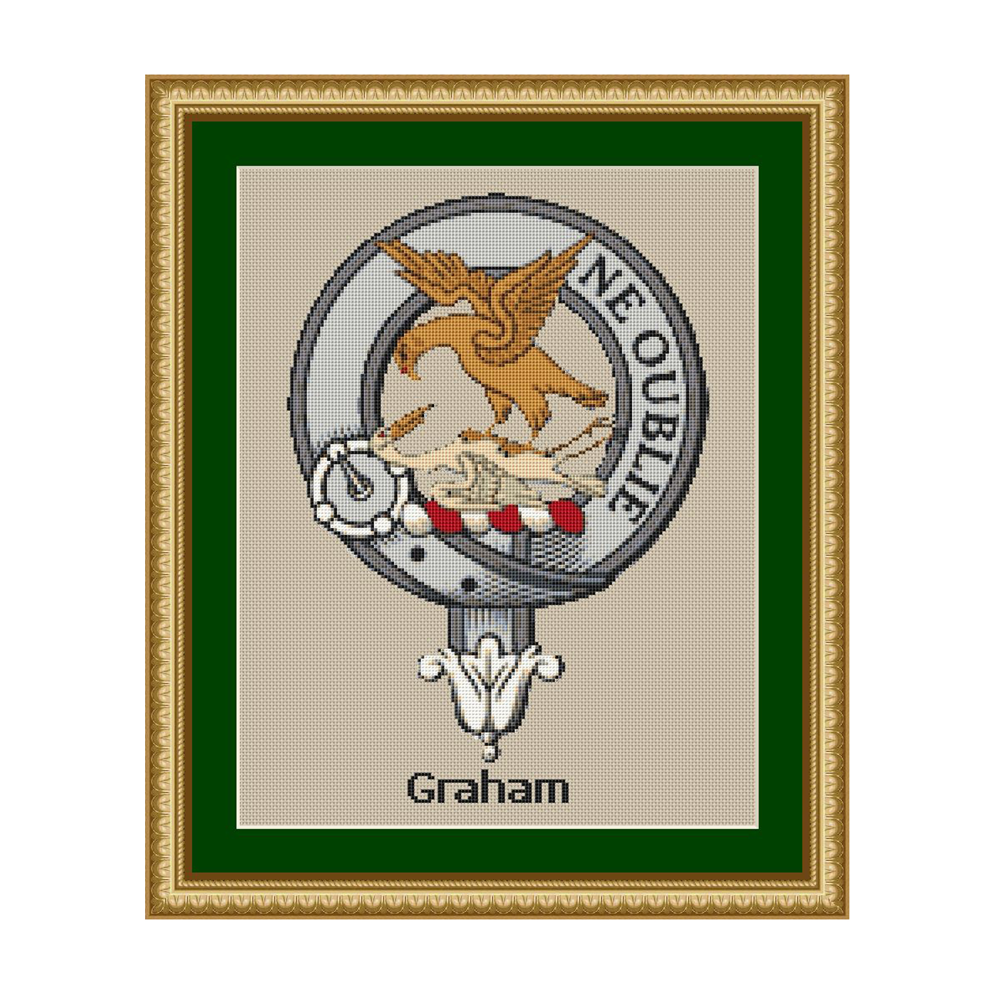 Graham Scottish Clan Cross Stitch Pattern - Download