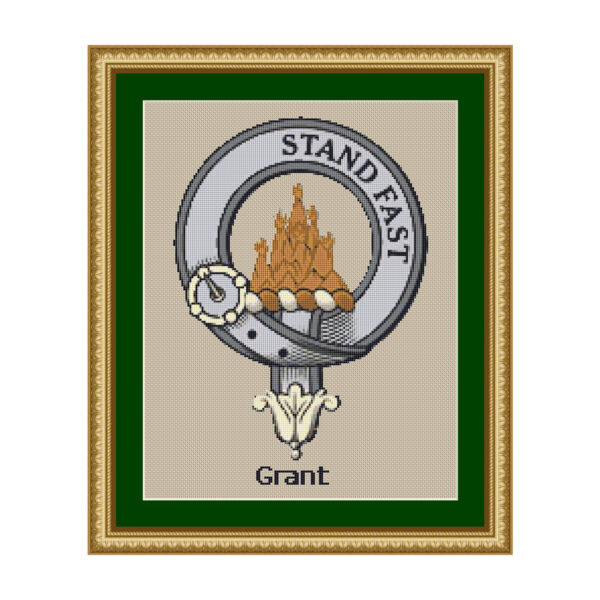 Grant Scottish Clan Cross Stitch Pattern - Download