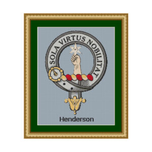 Henderson Clan Crest - Cross stitch
