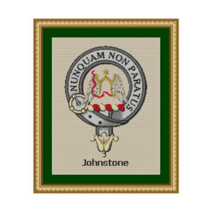 Johnstone Clan Crest - Cross stitch