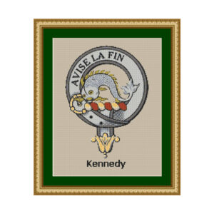 Kennedy Scottish Clan Crest - Cross stitch