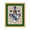 Brown Coat of Arms cross stitch