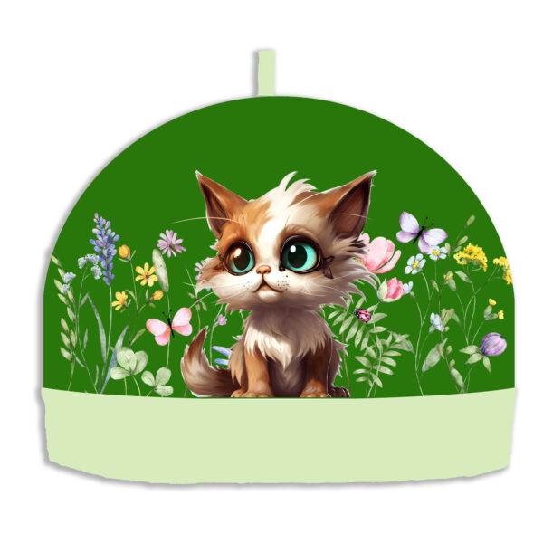 Chibi Kitten Tea Cozy in 2 sizes - Image 2