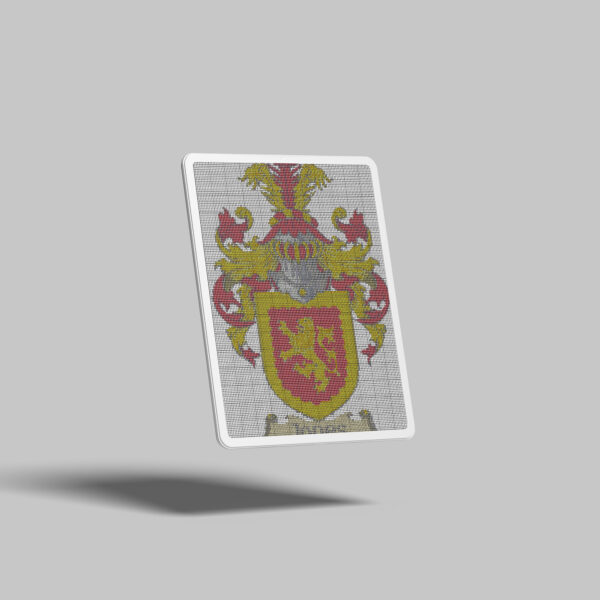 Jones Family Coat of Arms Cross Stitch Pattern - Image 5