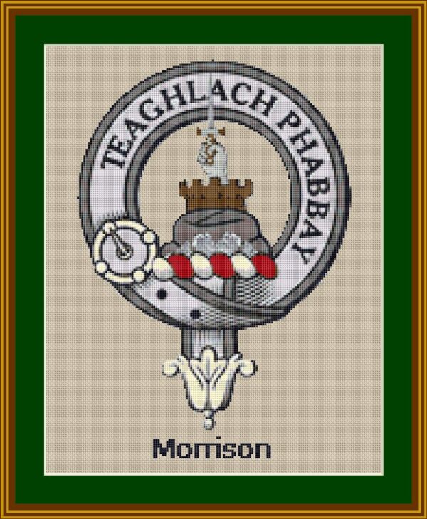 Morrison Scottish Clan Crest Cross Stitch Pattern - Image 2