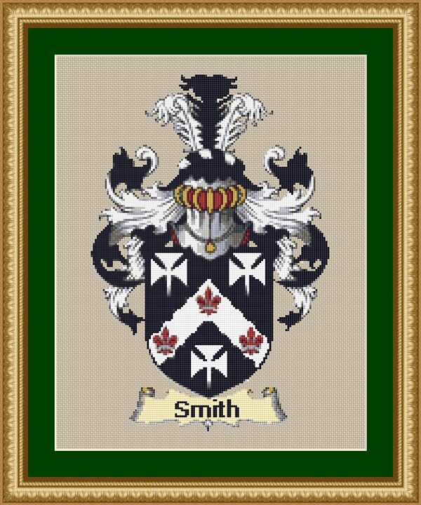 Smith Family Coat of Arms Cross Stitch Pattern - Image 5