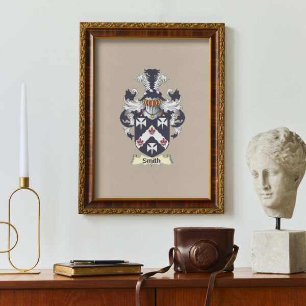 Smith Family Coat of Arms Cross Stitch Pattern - Image 2