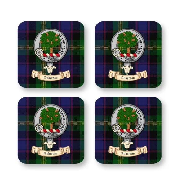 Anderson Clan Coaster Set