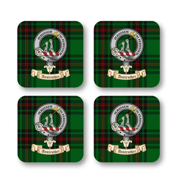 Anstruther Clan Coaster Set