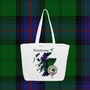 Scottish Armstrong Tartan Tote Bag