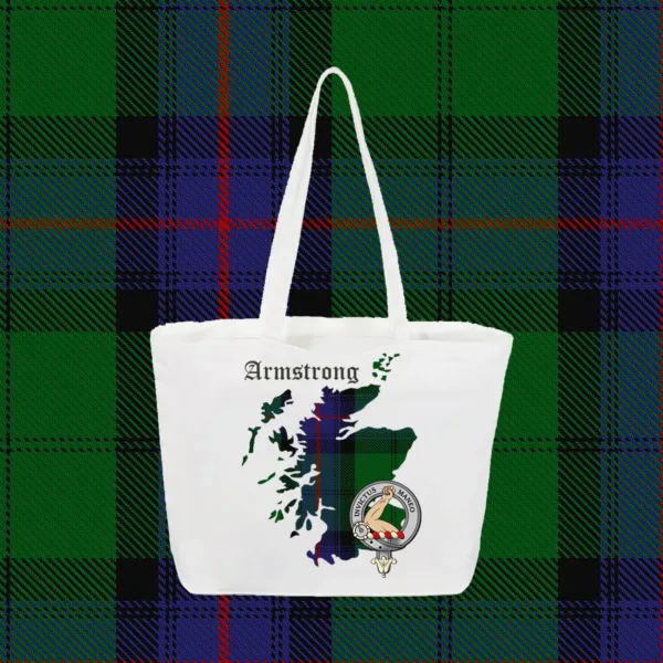 Scottish Armstrong Tartan Tote Bag