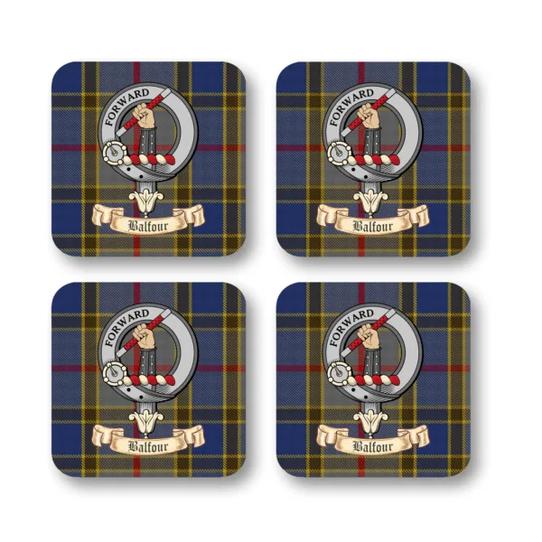 Balfour Clan Coaster Set