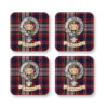 MacFarlane Scottish Clan Coaster Set