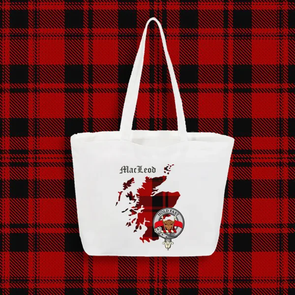 Scottish MacLeod Tartan Tote Bag