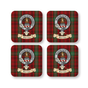 Morrison Scottish Clan Coaster Set