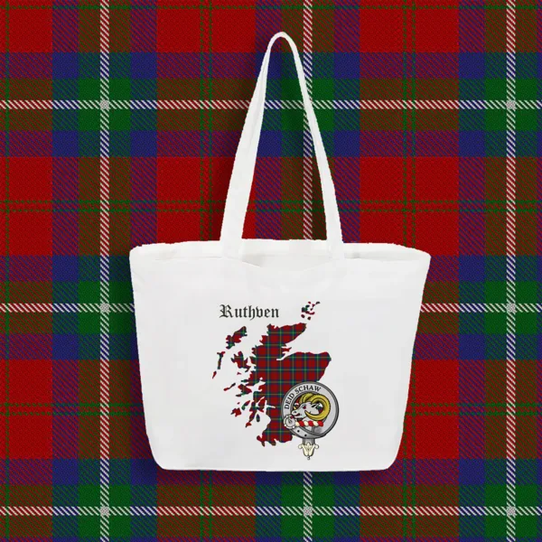 Scottish Ruthven Tartan Tote Bag