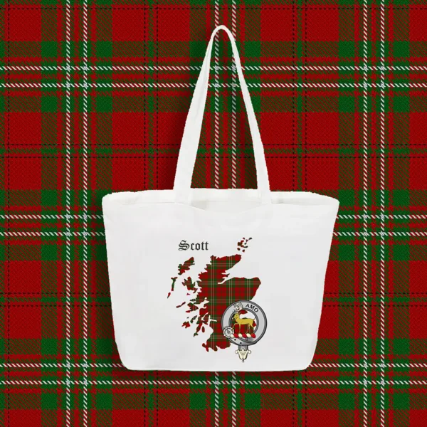 Scottish Scott Tartan Tote Bag