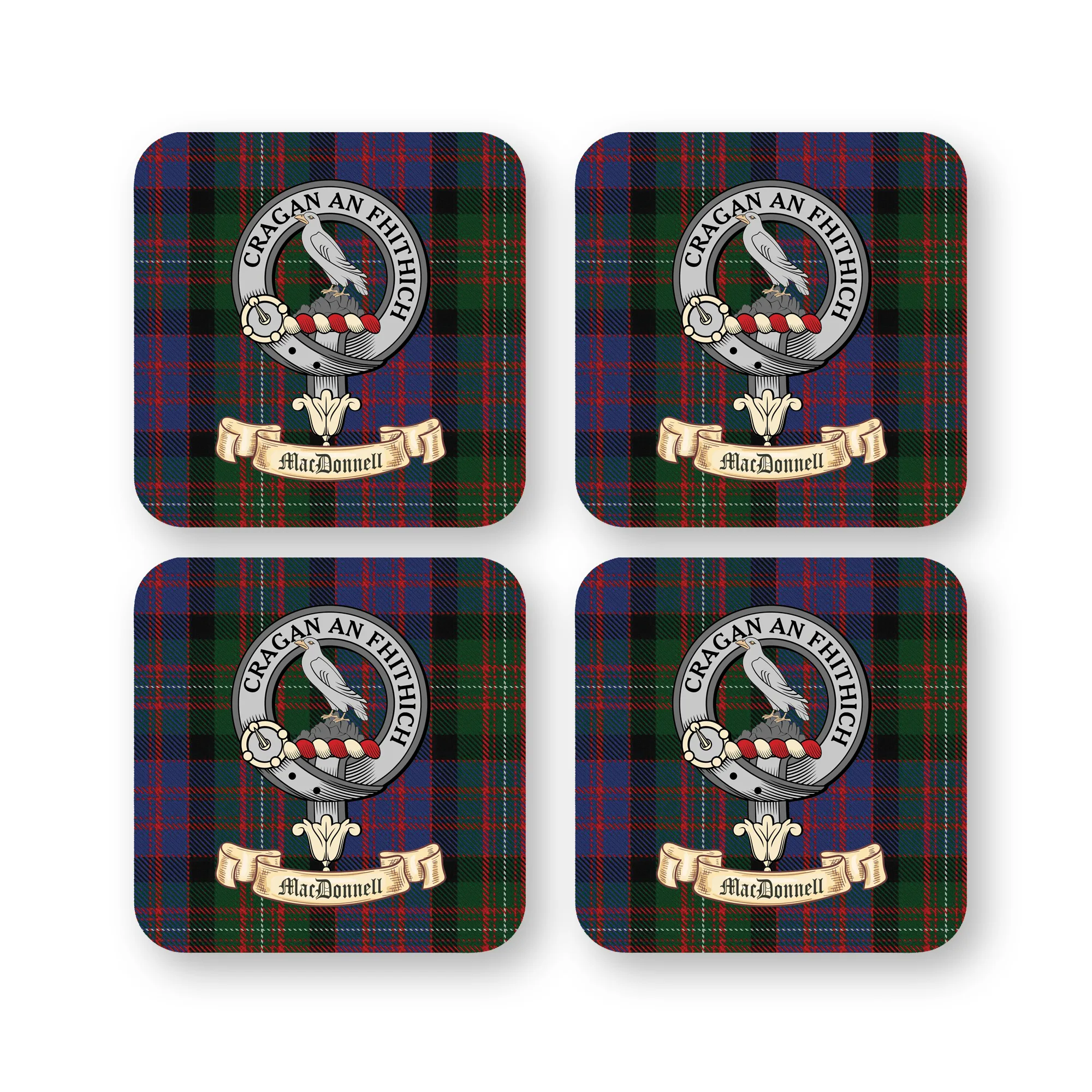 MacDonnell Clan Coaster Set