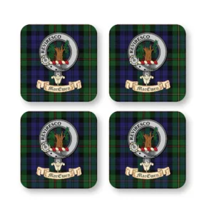 MacEwen Clan Coaster Set