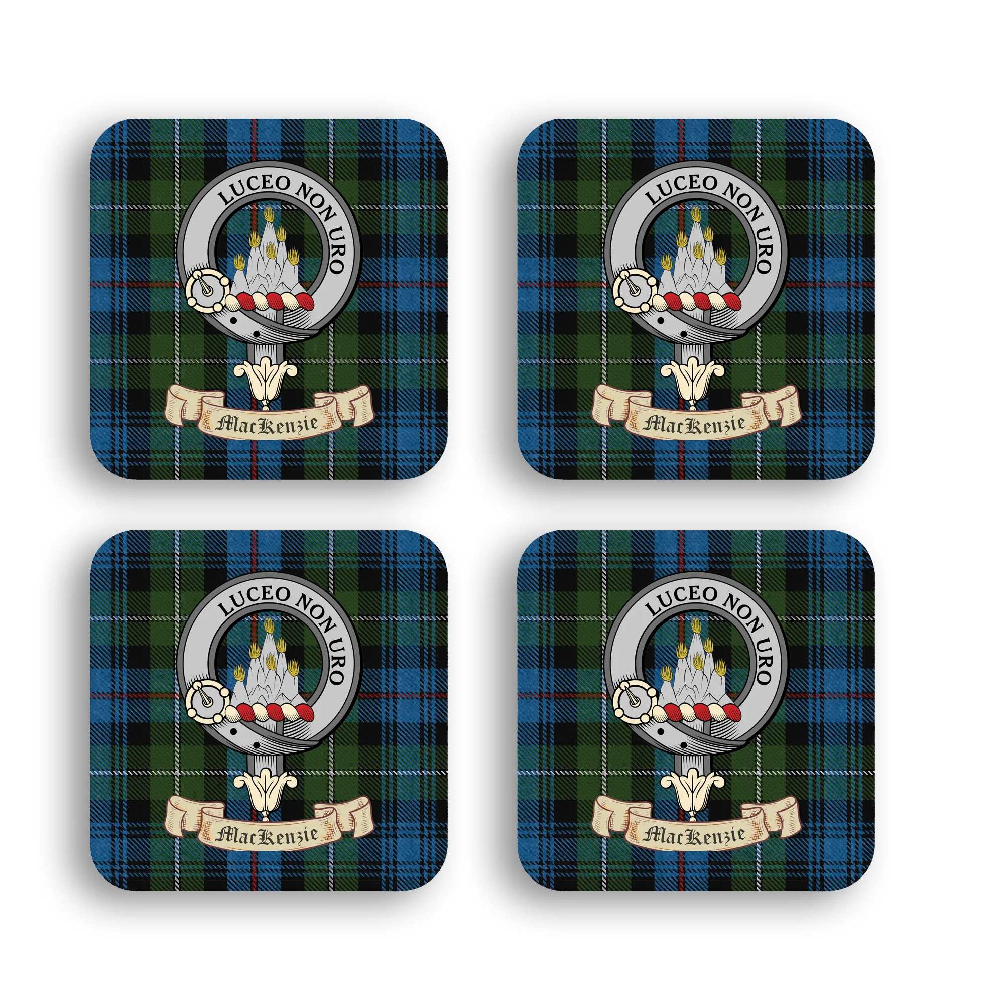 MacKenzie Clan Coaster Set