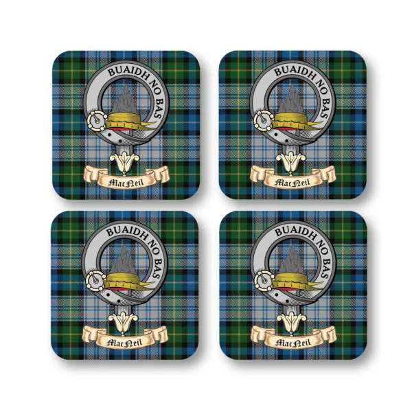 MacNeil Clan Coaster Set