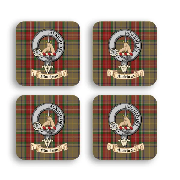 Muirhead Clan Coaster Set
