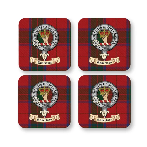 Robertson Clan Coaster Set