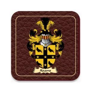 Adams Coat of Arms Coaster Set