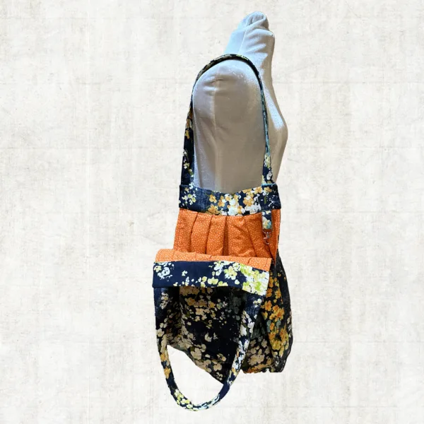 Large Tote - Large Bag - Contemporary Bag - Shoulder Bag Dark Blue - Image 3