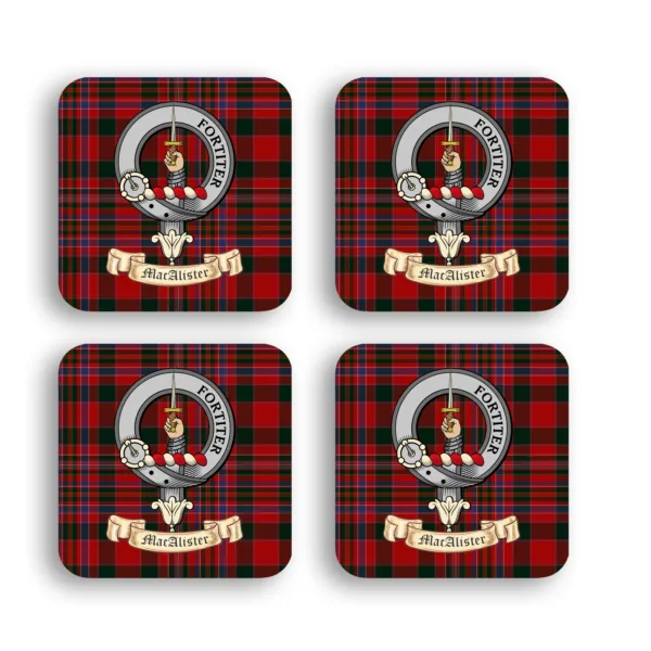 MacAlister Clan Coaster Set