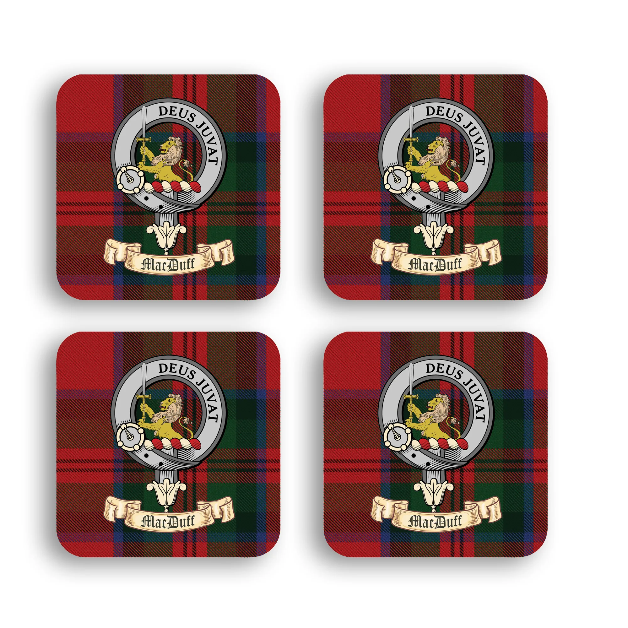 MacDuff Clan Coaster Set
