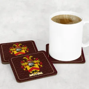 Cooke Coat of Arms Coaster Set