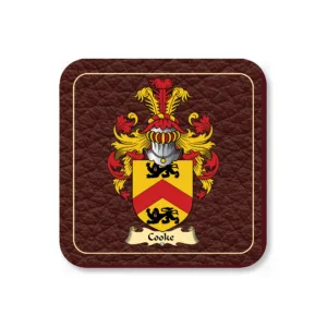 Cooke Coat of Arms Coaster Set