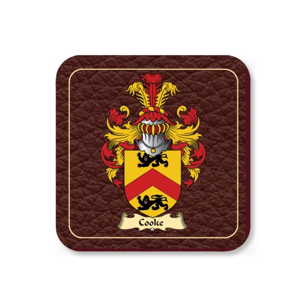 Cooke Coat of Arms Coaster Set