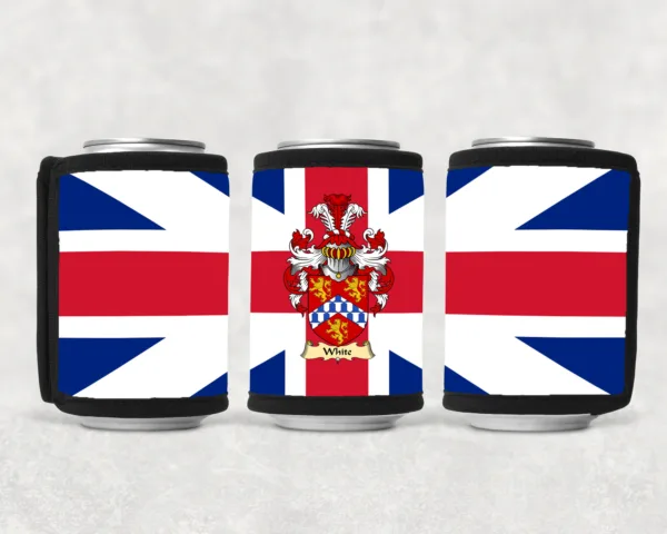 White Coat of Arms Beverage Can Wrap - Image 2