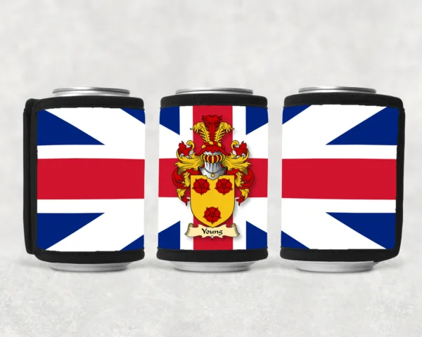 Young Coat of Arms Beverage Can Wrap