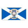 Cameron Clan License Plate on Flag of St Andrew